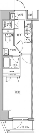 ラフィスタ東日暮里の物件間取画像